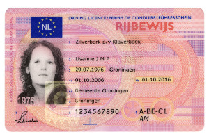 Voorbeeld EU-rijbewijs